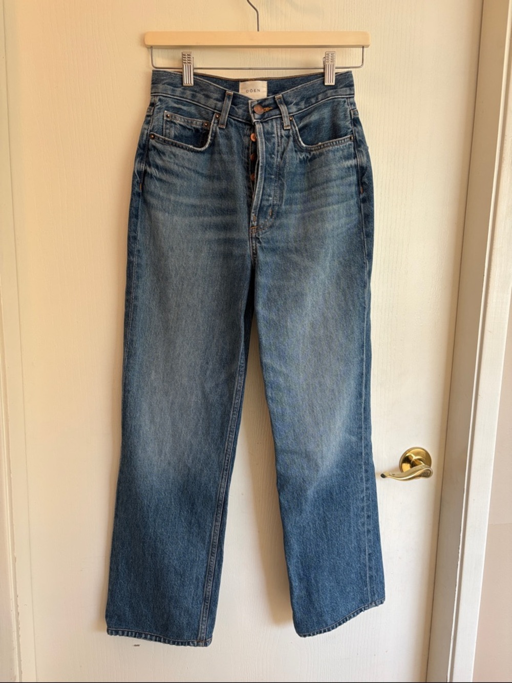 DOEN Leone organic cotton denim Palais Rhone wash size 25